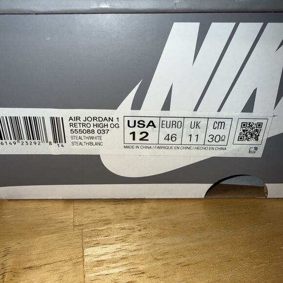 Size 12 - Jordan 1 Retro High OG Stealth main image 5